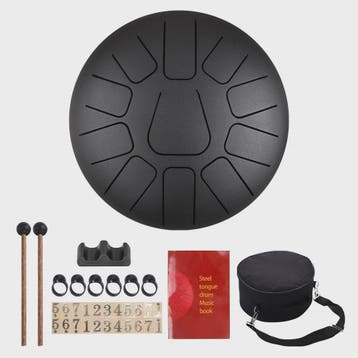 10 Inch Steel Tongue Drum met 11 Tonen - Inclusief Mallet, V, Muziek en Instrumenten, Verzenden, Nieuw