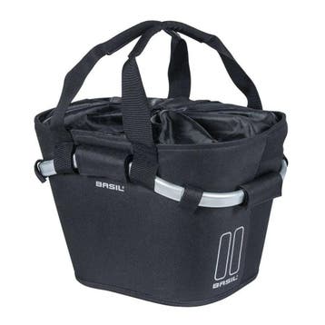 Fietsmand Basil Classic Carry All Front 15 Liter - Zwart, Verzenden, Nieuw