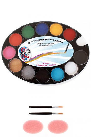 Schmink pallet 12 kleuren, Hobby en Vrije tijd, Feestartikelen, Verzenden, Nieuw, Feestartikel