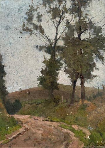 A.J v Driesten (1878-1969) - Landschap