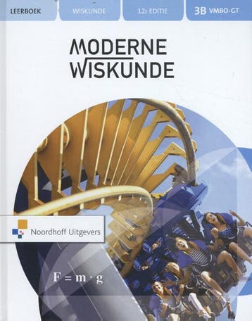 Moderne Wiskunde 3b vmbo gt Leerboek 9789001885090, Zo goed als nieuw