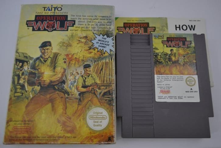 Operation Wolf (NES UKV), Spelcomputers en Games, Games | Nintendo NES, 1 speler, Zo goed als nieuw, Verzenden