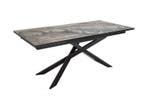 Uitschuifbare eettafel EUPHORIA 180-220-260cm taupe, Huis en Inrichting, Tafels | Eettafels, Ophalen of Verzenden, Nieuw