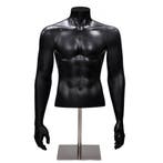 Gruppo Corso Torso 1/2 model heer met armen in mat zwart op