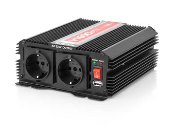 Omvormer Vrachtwagen - 24 Volt naar 230 Volt - 800 Watt - Zw, Doe-het-zelf en Verbouw, Overige Doe-het-zelf en Verbouw, Ophalen of Verzenden