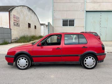 VW Golf GTI, bj 1993, youngtimer, 100% origineel, apk ok, Auto's, Gebruikt, Zwart, Met garantie (alle), Handgeschakeld
