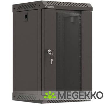 Lanberg WF11-3309-10B rack 9U Wandrek Zwart, Verzenden, Nieuw