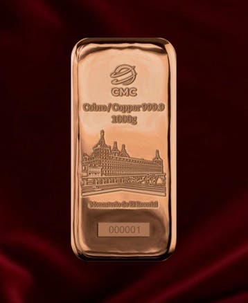 1 kilogram - Koper .999 - CMC Metales Preciosos (Zonder