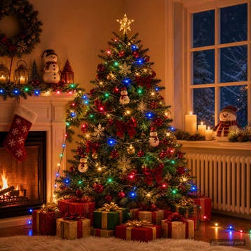 vidaXL Tweekleurige kerstverlichting 1000 LEDs Meerkleurig, Diversen, Verzenden, Nieuw