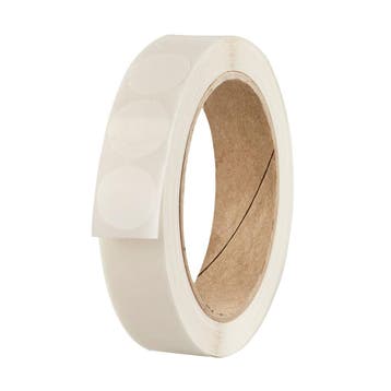 15mm - Sluitzegels / Sluitsticker - Rond - Rol van 1000....