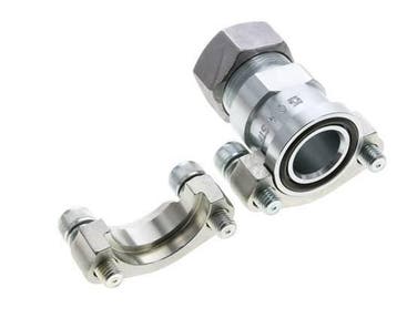 1 SAE Flens 3000 psi Staal met 28L (M36x2) ISO 6162-1, Verzenden, Nieuw