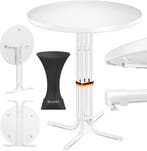 Statafel - Bartafel - Partytafel - 70 cm- Wit - KESSER®, Verzenden, Zo goed als nieuw