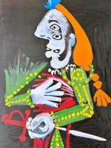 Pablo Picasso (after) - Torero / 1970 / licensed print -