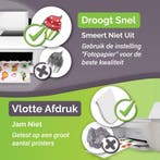 34 Matte Vinyl Stickervellen A4 – Hoogwaardig Stickerpapier, Ophalen of Verzenden, Zo goed als nieuw, AgoDeo