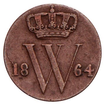 ½ Cent 1850-1873 Willem III ZFr, Verzenden