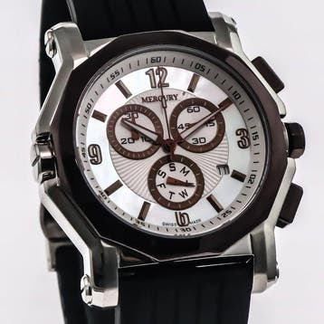 Mercury - Swiss Made Watch - ME1070-SCX-7 - Black Strap -, Nieuw