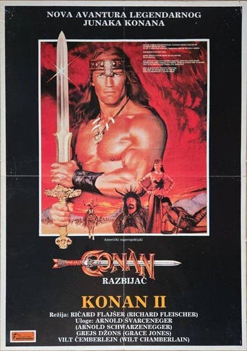 Arnold Schwarzenegger - Conan the Destroyer - Jaren 1980, Nieuw