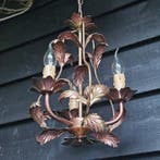 Kroonluchter - Acanthus bladeren - Smeedijzer - Tole