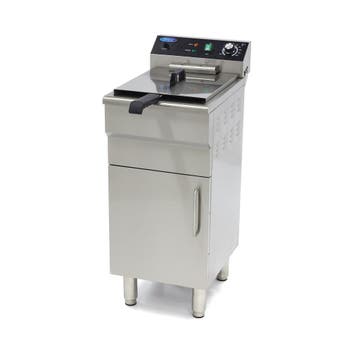 Frituurpan - 16 L - 1 Mand - met Tapkraan en Opbergruimte -, 4 liter of meer, Verzenden, Nieuw