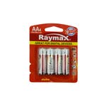 Raymax Krachtige AA batterijen - Alkaline - 4 stuks - Lan..., Ophalen of Verzenden, Nieuw