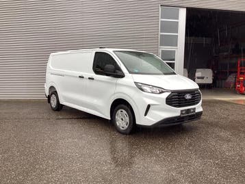 Ford Transit Custom 2.0 TDCI L2 Trend LED/ Carplay/ Camera/, Stof, Gebruikt, Wit, Ford