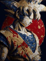 yamila - El Zen de la Batalla: Un Retrato de Goku en, Nieuw