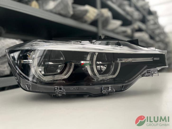 BMW F30 F31 ADAPT BLACK LED KOPLAMP RECHTS KPL 8739566, Auto-onderdelen, Verlichting, Gebruikt, BMW, Verzenden