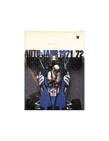 1971/72 AUTO-JAHR JAARBOEK N° 19 DUITS, Nieuw, Author