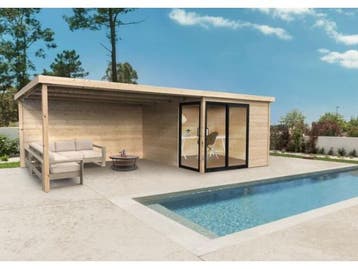 Veiling - Tuinhuis Sagres geïmpregneerd 6984x3036x2270, Nieuw