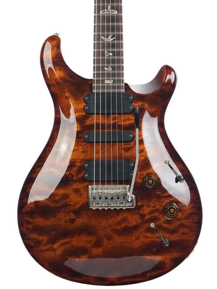 PRS 513 One piece Quilted Maple Top Black Gold 2011, Muziek en Instrumenten, Snaarinstrumenten | Gitaren | Elektrisch, Solid body