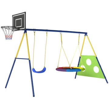 Schommelrek 4-in-1 Schommelset Tot 150 Kg Met Nestschommel,, Verzenden, Nieuw
