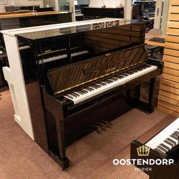 Yamaha UX1 PE messing piano - 4409057, Zo goed als nieuw, Zwart, Piano