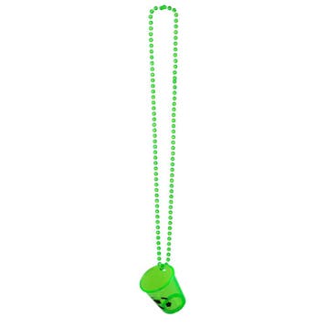 Shotglas Ketting Voetbal Groen, Kleding | Dames, Ophalen of Verzenden, Nieuw