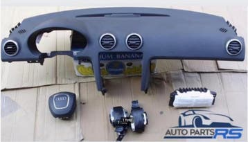 Dashboard + Airbags + Veiligheidsgordels Audi A3 8P, Auto-onderdelen, Verzenden, Gereviseerd, Audi