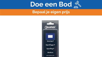 Bieden: Talamex 27503316 Signal Flag P 30x36, Watersport en Boten, Ophalen of Verzenden, Nieuw, Kombuis en Sanitair, Zeilboot of Motorboot