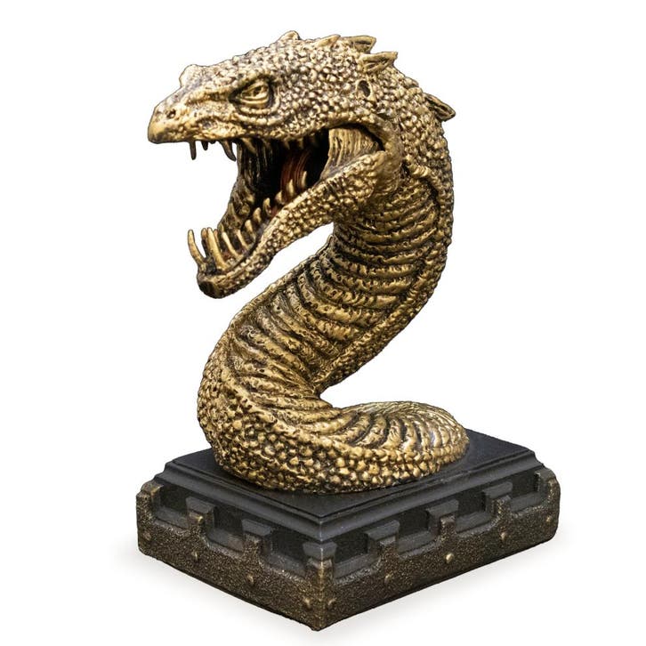 Harry Potter Basilisk Boekensteun 18 cm, Verzamelen, Harry Potter, Nieuw, Ophalen of Verzenden