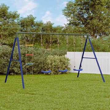 vidaXL Schommelset met schommels en ladder, Verzenden, Nieuw