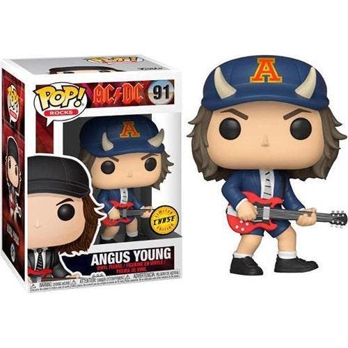 Funko Pop! AC/DC – Angus Young Devil Hat #91 Limited Chase, Verzamelen, Poppetjes en Figuurtjes, Verzenden