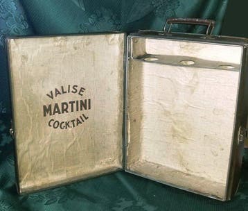 Martini & Rossi VALIGETTA DI RAPPRESENTANZA ANNI 40 RIGIDA