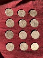 Nederland. Juliana. 1 Gulden 4 sets van 1964/1966 (12 stuks)