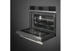 SMEG SF4104WVCPN Stoomoven 41L Zwart inbouw 45 cm A+, Minder dan 45 cm, Nieuw, Ophalen of Verzenden, Oven met grill