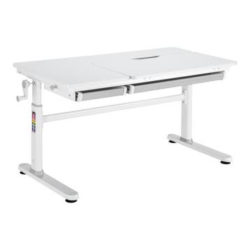 Kinderbureau Sauda in hoogte verstelbaar 54-76x120x60 cm gri, Kinderen en Baby's, Kinderkamer | Tafels en Stoelen, Verzenden, Nieuw
