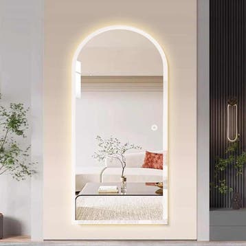 Passpiegel met LED Verlichting en Verwarming 100x180cm -, Huis en Inrichting, Ophalen of Verzenden, Nieuw
