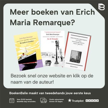 Van het westelijk front geen nieuws - Erich Maria Remarque, Boeken, Verzenden, Zo goed als nieuw, Erich Maria Remarque