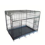 Adori Hondenbench Zwart 107x71x79 cm – 2 Schuifdeuren, Verzenden, Nieuw