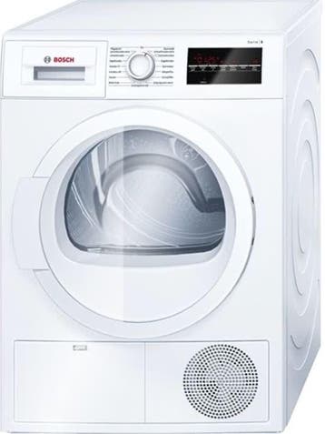 Bosch Wtg86400 - Condensdroger - 8 kg - AutoDry - 65 dB -, Ophalen of Verzenden, Zo goed als nieuw, Voorlader, 85 tot 90 cm