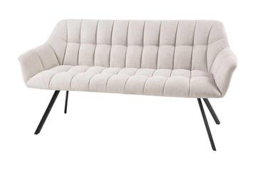 Eetkamerbank PAPILLON 165cm champagne beige met rugleuning, Ophalen of Verzenden, Nieuw