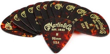 Martin 18A0051 standaard plectrum heavy 0.96 mm 12-pack, Muziek en Instrumenten, Instrumenten | Toebehoren, Ophalen of Verzenden
