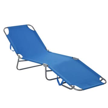 Ligstoel Campingbed Opvouwbare Ligstoel Met Verstelbare Rugl, Verzenden, Nieuw
