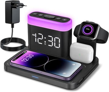 3-in-1 Draadloze Oplader Apple - Retourdeal 52% Korting, Ophalen of Verzenden, Nieuw, Telefoonhanger of Accessoire